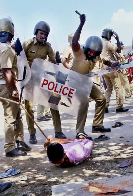 Protest in Kochi