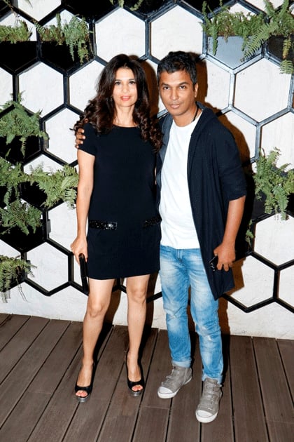 Rhea Pillai with Vikram Phadnis