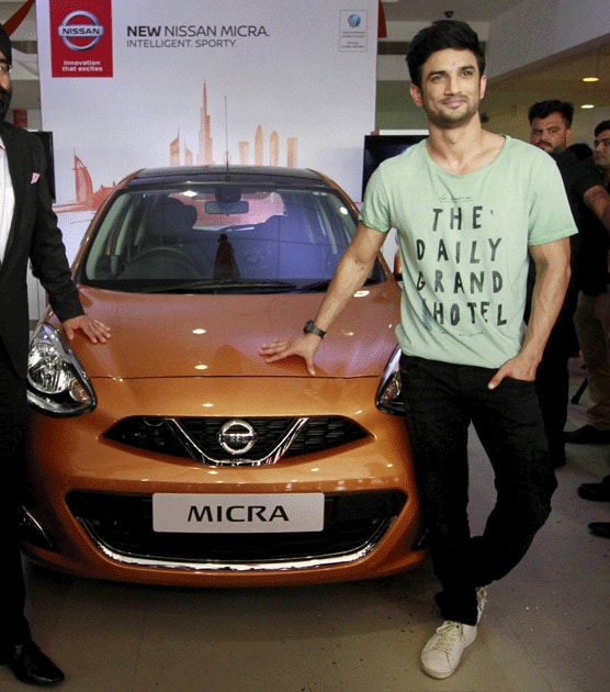 Sushant Singh Rajput during Car Launch in AHD