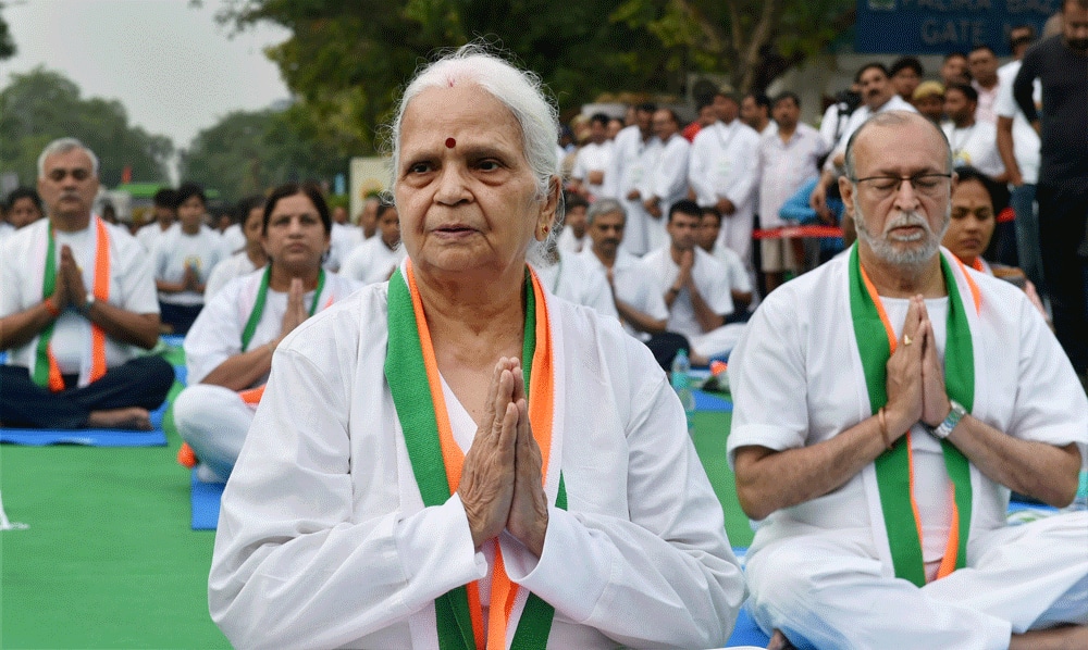 Goa governor Mridula Sinha and Delhi Lieutenant Governor Anil Baijal