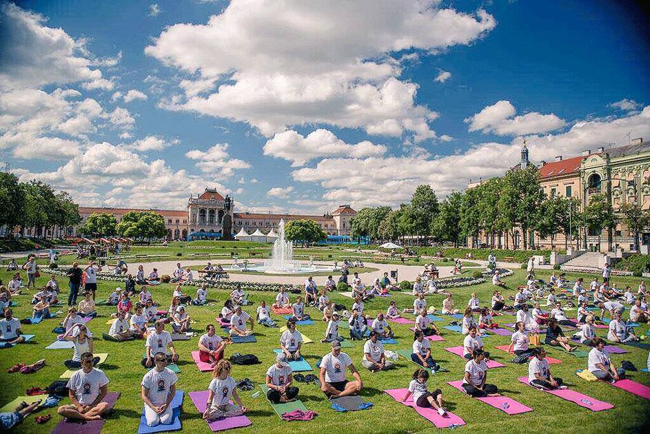 International Yoga Day in Croatia