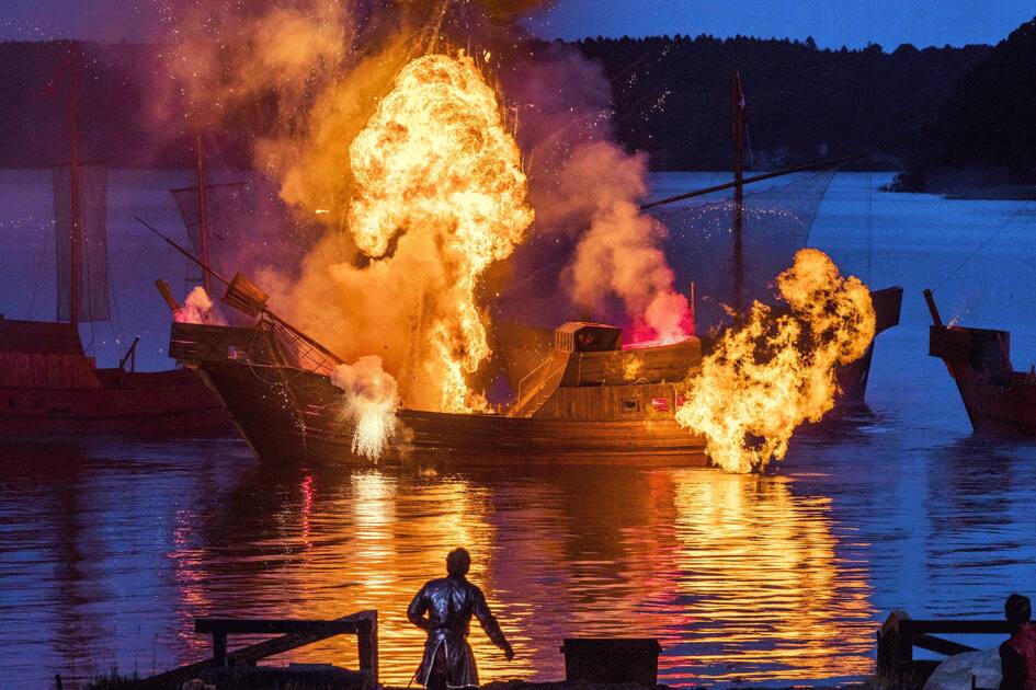 Stoertebeker Festival on the Island Ruegen