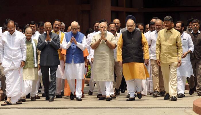 Ram Nath Kovind files nomination for Presidential election, PM Modi, NDA leaders accompany him