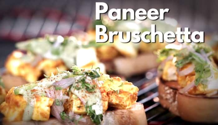 Monsoon recipes: Paneer Bruschetta  