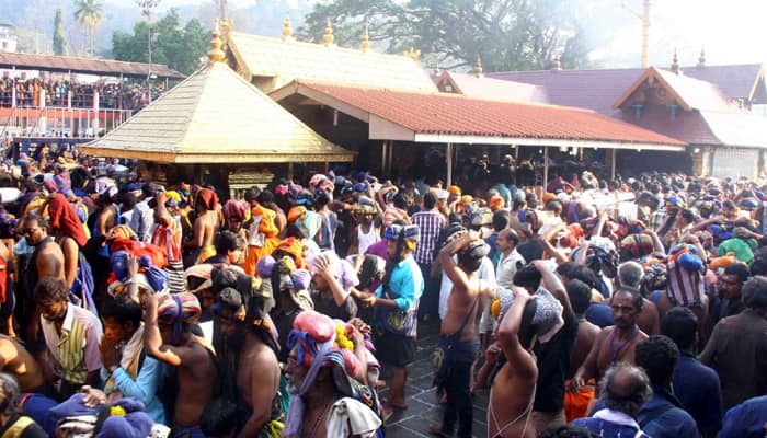 Kerala Sabarimala temple&#039;s gold-coated flag damaged; three held