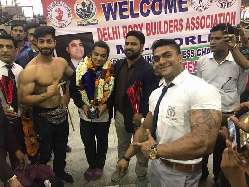 Bhumika Sharma wins Miss World Bodybuilding Title