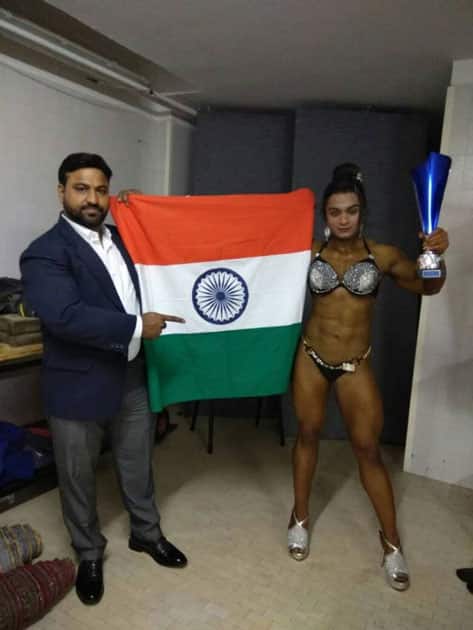 Bhumika Sharma wins Miss World Bodybuilding Title