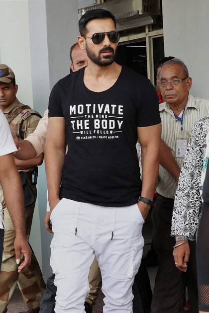 John Abraham in Rajasthan