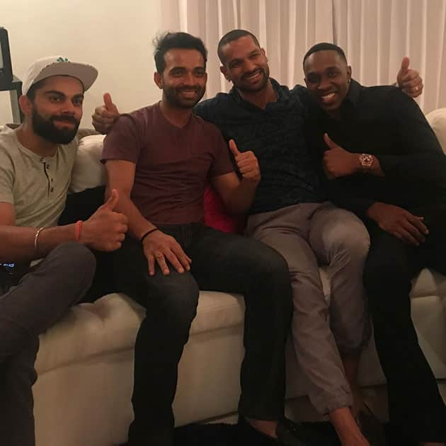 Last night at my home my brothers from team india having a chill night