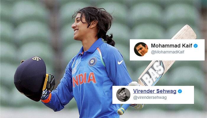 Virender Sehwag, Mohammad Kaif extol Smriti Mandhana&#039;s brilliant ton against West Indies