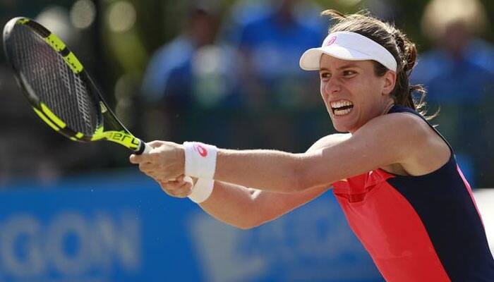 Aegon International: Dramatic double for Johanna Konta as Simona Halep&#039;s No.1 hopes dashed