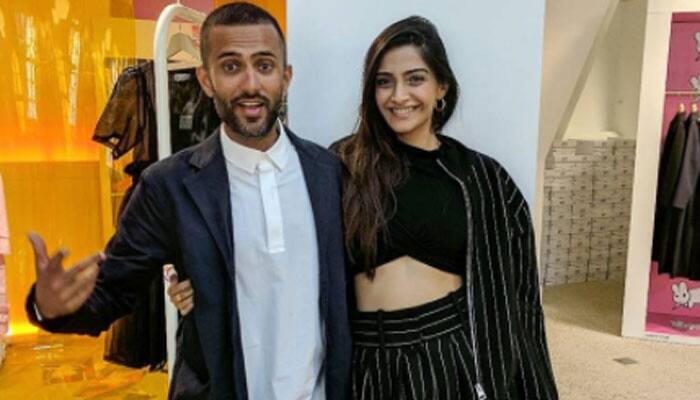 Sonam Kapoor’s rumoured boyfriend Anand Ahuja reacts to her glaring Paris show look