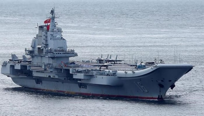 Chinese aircraft carrier sails into Hong Kong on maiden visit Chinese aircraft carrier sails into Hong Kong on maiden visit