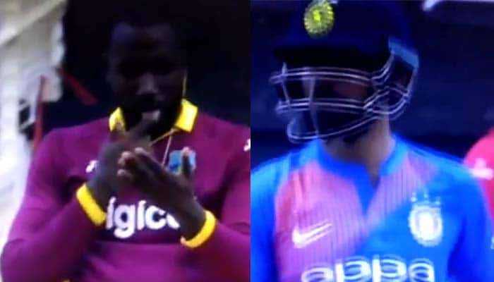 WATCH: Kesrick Williams gives Virat Kohli a perfect send-off in one-off T20I vs West Indies