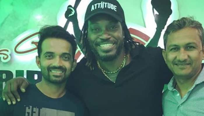 SEE PIC: Chris Gayle hosts dinner for Virat Kohli&#039;s men