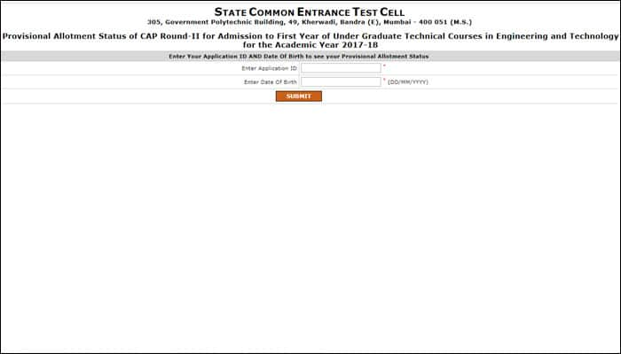 DTE Maharashtra releases Engineering CAP provisional allotment list round II; check rank at dtemaharashtra.gov.in