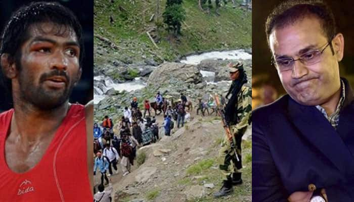 Amarnath yatra attack: Virender Sehwag, Anurag Thakur, others slam deplorable act by terrorists