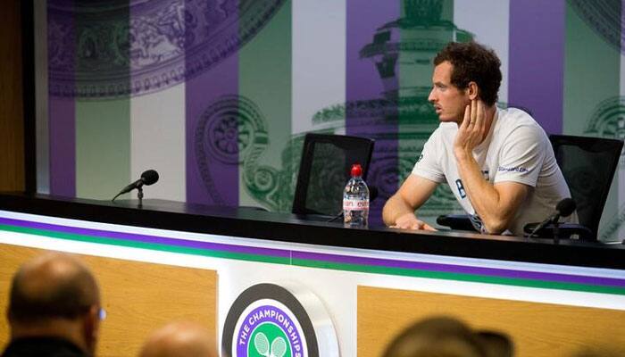 Andy Murray quickly corrects journalist&#039;s &#039;casual sexism&#039; following Wimbledon quarter-finals exit to Sam Querrey