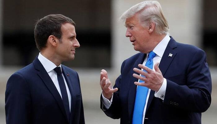 Donald Trump visits France seeking reset in ties