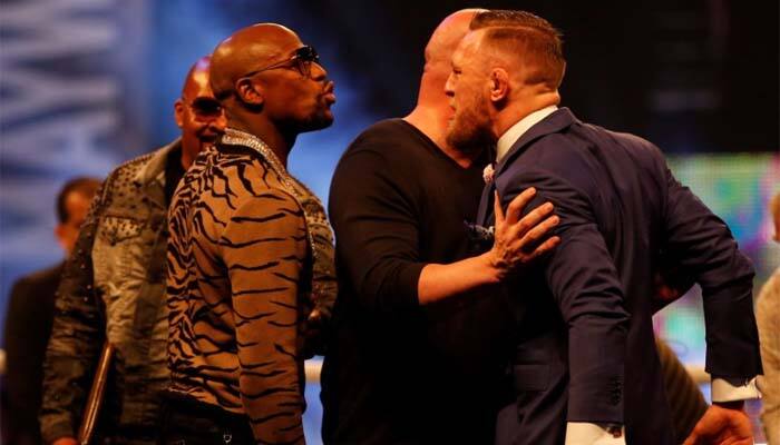 Floyd Mayweather, Conor McGregor wrap up profane PR tour in London