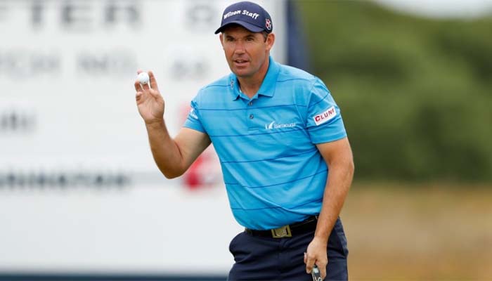 Rejuvenated Padraig Harrington shares lead at Scottish Open