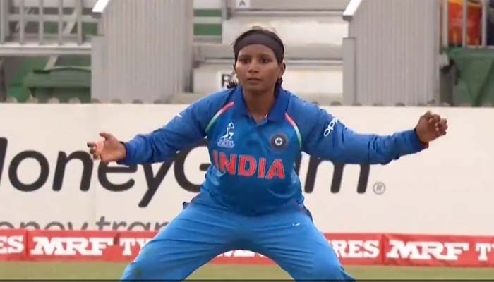 WATCH: Rajeshwari Gayakwad bags best bowling figures by an Indian cricketer in Women&#039;s World Cup