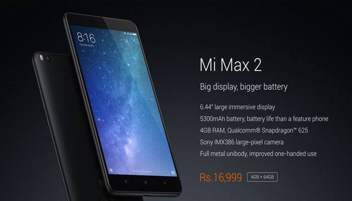 Xiaomi launches Mi Max 2 in India at Rs 16,999: Know about features, specifications!