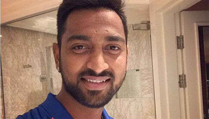 Hardik Pandya&#039;s brother Krunal sports India A jersey - see pic