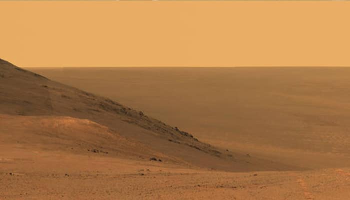 NASA&#039;s Opportunity captures breathtaking view above &#039;Perseverance Valley&#039; on Mars