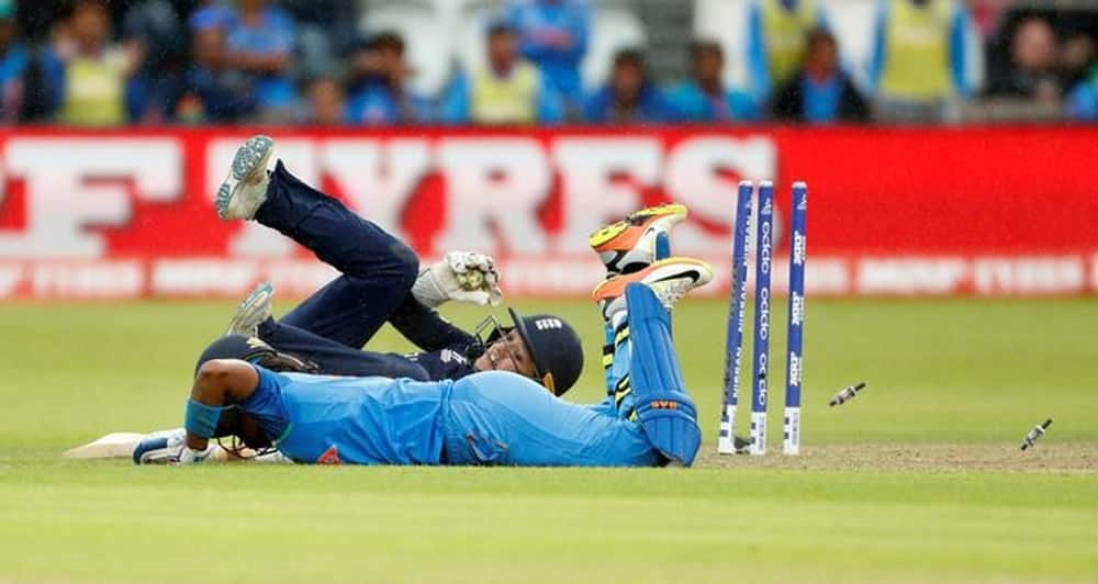 India's Shikha Pandey run out by England's Sarah Taylor