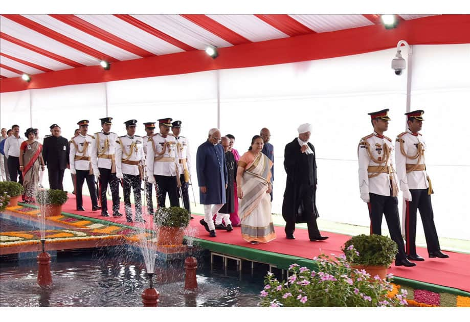 swearing-in ceremony of the President of India, in New Delhi