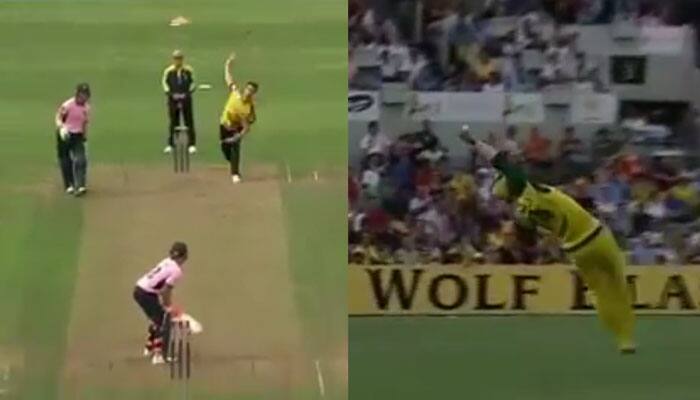 WATCH: Somerset&#039;s Peter Trego takes one-handed catch, reminds Ricky Ponting&#039;s stunner against Sri Lanka in 2006