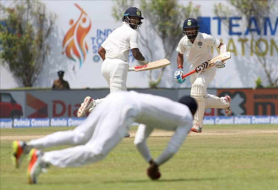 Cheteshwar Pujara plays a shot