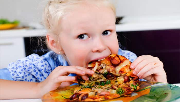 Children eating junk food linked to father's and