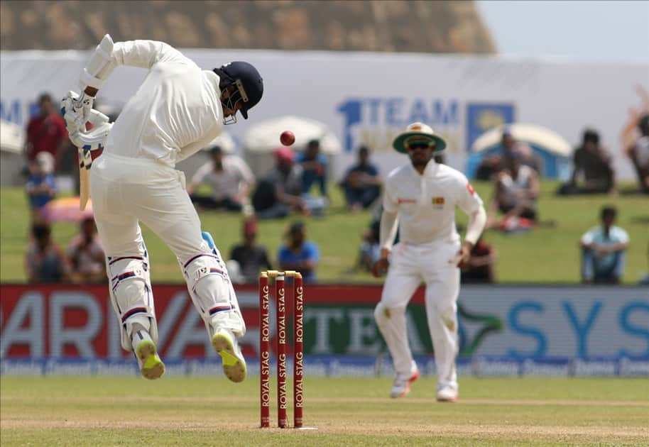 Umesh Yadav in action