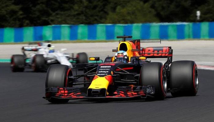 Hungarian Grand Prix: Red Bull&#039;s Daniel Ricciardo fastest in crash-interrupted Friday practice