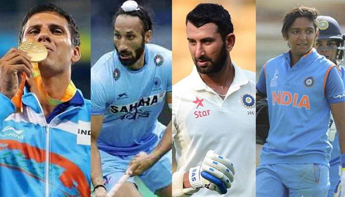 Devendra Jhajharia, Sardar Singh recommended for Khel Ratna; Harmanpreet Kaur, Cheteshwar Pujara for Arjuna awards 