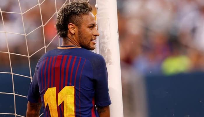 France President Emmanuel Macron gives his seal of approval for Neymar&#039;s transfer to PSG