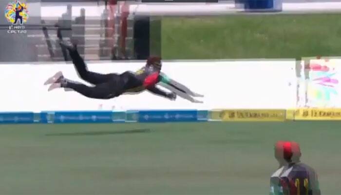 WATCH: Substitute Fabian Allen takes &#039;catch of the year&#039; in Caribbean Premier League encounter