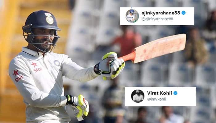 Virat Kohli, Ajinkya Rahane congratulate Ravindra Jadeja on becoming ICC No 1 Test bowler