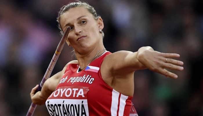 World Athletics Championships: Barbora Spotakova reclaims ...