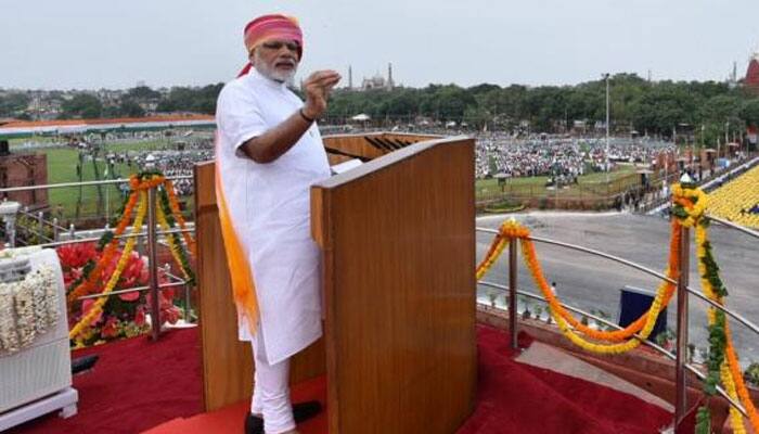 On 71st Independence Day, PM Narendra Modi vows to create a &#039;New India&#039; by 2022