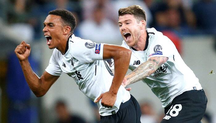 UCL Play-offs: Hoffenheim miss penalty as Trent Alexander-Arnold screamer gives Liverpool 2-1 first leg lead