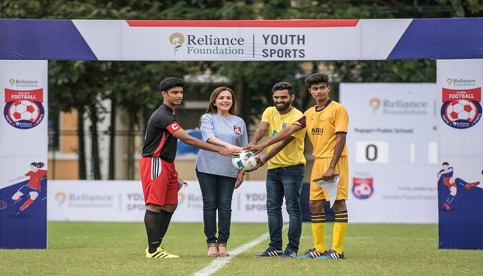 Nita Ambani kicks off second season of RFYS&#039; national football competition