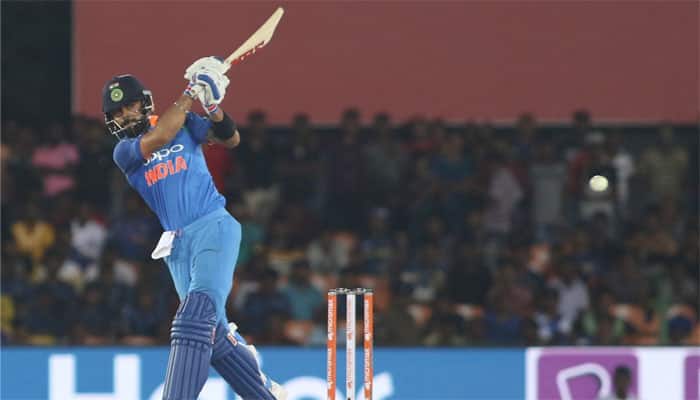 WATCH: Virat Kohli times shot to perfection, hits Lakshan Sandakan for straight six