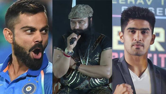 WATCH: Dera chief Gurmeet Ram Rahim claims he trained Virat Kohli, Vijender Singh