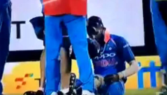 SL vs IND, 2nd ODI: Injury scare as heavily-strapped Hardik Pandya fails to complete spell — WATCH