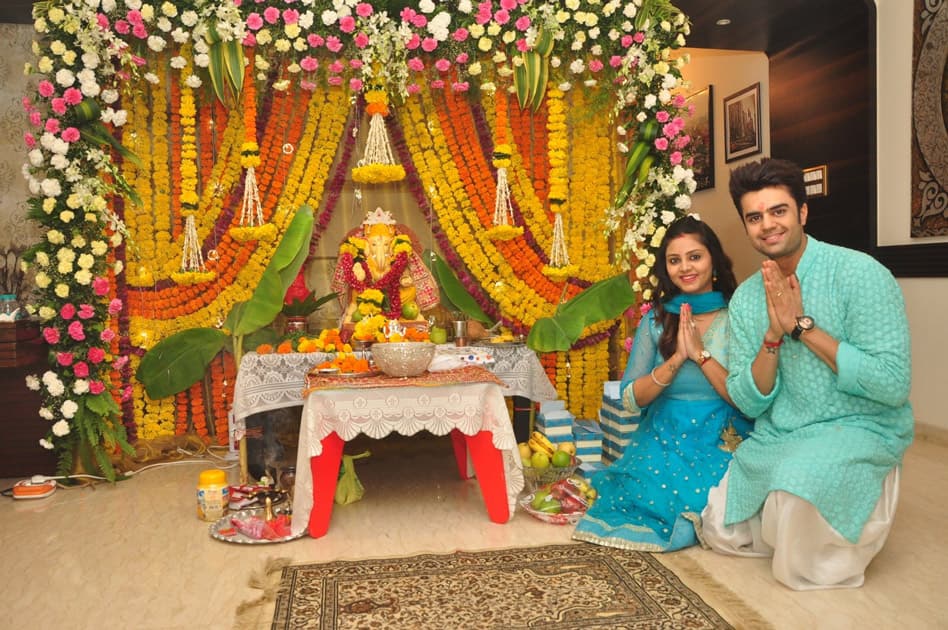 Actor Manish Paul along with his wife Sanyukta Paul