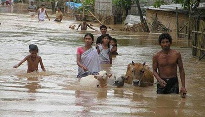 Assam flood situation improves; Brahmaputra flowing below red mark