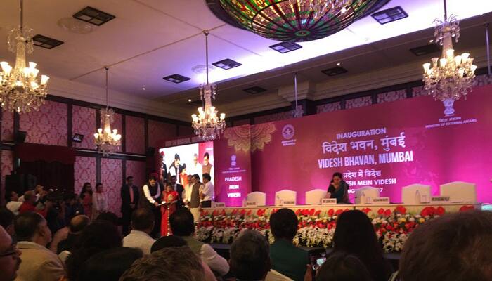 Sushma Swaraj inaugrates first Videsh Bhavan in Mumbai